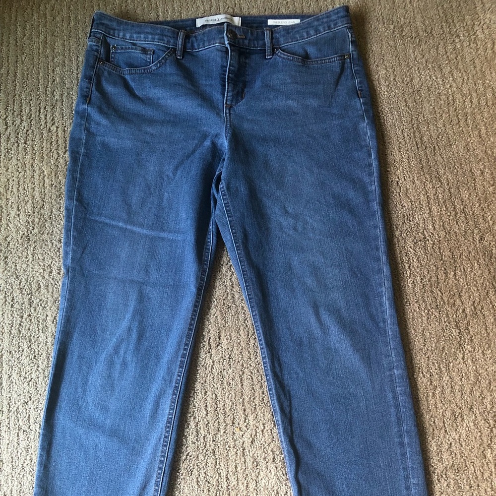 Vintage America Roll Cuff Jeans